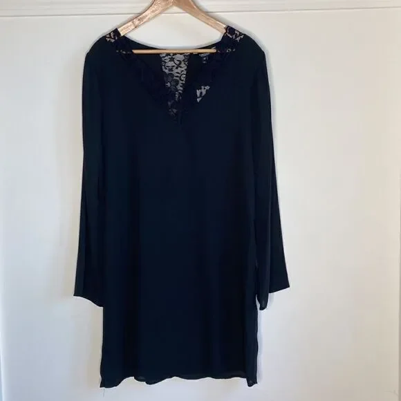 NWT Tom Tailor Black Sheath Dress with Bell Sleeves​ - Picture 7 of 15